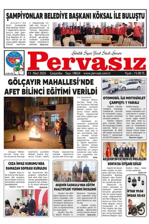 PERVASIZ GAZETESİ 11.03.2026