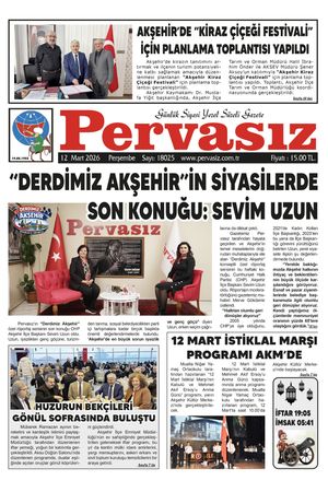PERVASIZ GAZETESİ 12.03.2026