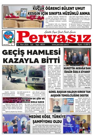 PERVASIZ GAZETESİ 31.03.2026