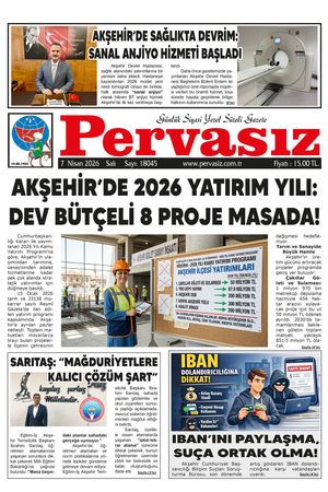 PERVASIZ GAZETESİ 07.04.2026