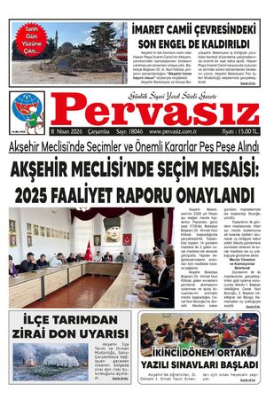 PERVASIZ GAZETESİ 08.04.2026