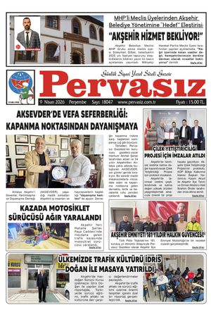 PERVASIZ GAZETESİ 09.04.2026