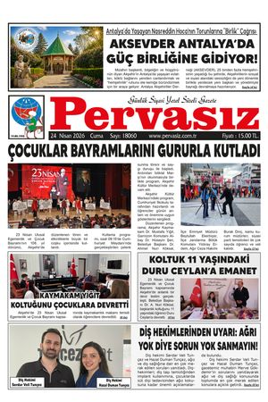 PERVASIZ GAZETESİ 24.04.2026