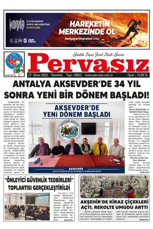 PERVASIZ GAZETESİ 27.04.2026