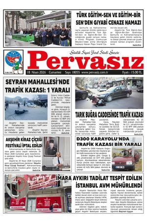 PERVASIZ GAZETESİ 18.04.2026