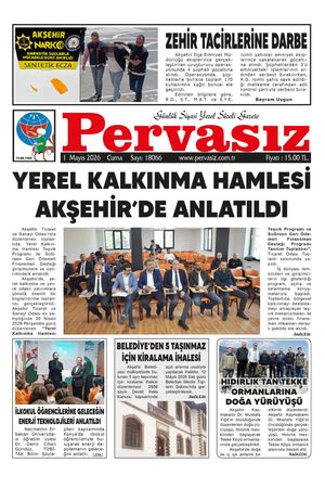 PERVASIZ GAZETESİ 01.05.2026