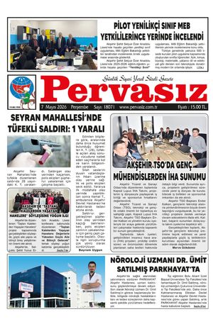 PERVASIZ GAZETESİ 07.05.2026