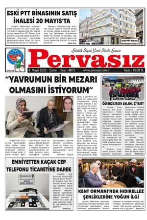 PERVASIZ GAZETESİ 08.05.2026