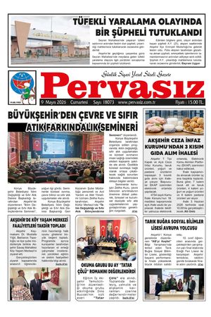 PERVASIZ GAZETESİ 09.05.2026