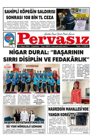 PERVASIZ GAZETESİ 13.05.2026