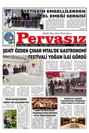 PERVASIZ GAZETESİ 14.05.2026