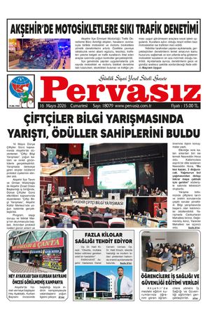 PERVASIZ GAZETESİ 16.05.2026