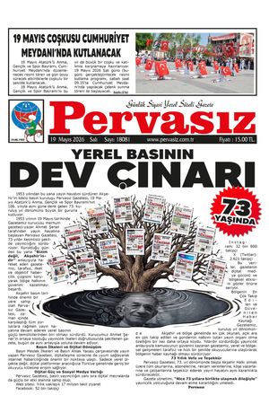 PERVASIZ GAZETESİ 19.05.2026