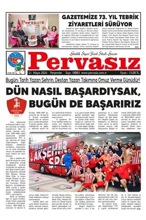 PERVASIZ GAZETESİ 21.05.2026