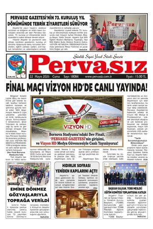 PERVASIZ GAZETESİ 22.05.2026