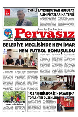 PERVASIZ GAZETESİ 03.06.2026