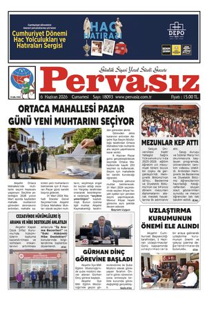 PERVASIZ GAZETESİ 06.06.2026