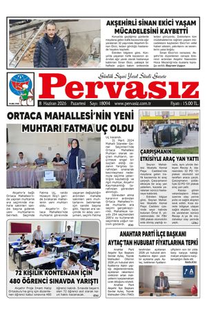 PERVASIZ GAZETESİ 08.06.2026