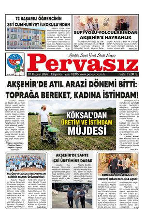 PERVASIZ GAZETESİ 10.06.2026