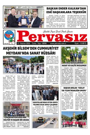 PERVASIZ GAZETESİ 12.06.2026