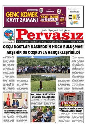 PERVASIZ GAZETESİ 16.06.2026