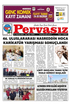 PERVASIZ GAZETESİ 16.06.2026