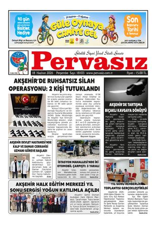 PERVASIZ GAZETESİ 18.06.2026