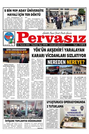 PERVASIZ GAZETESİ 22.06.2026