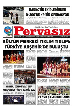 PERVASIZ GAZETESİ 25.06.2026