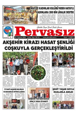 PERVASIZ GAZETESİ 26.06.2026