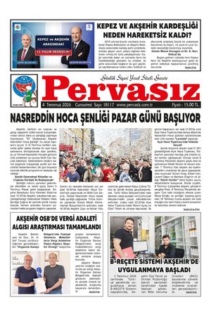 PERVASIZ GAZETESİ 04.07.2026