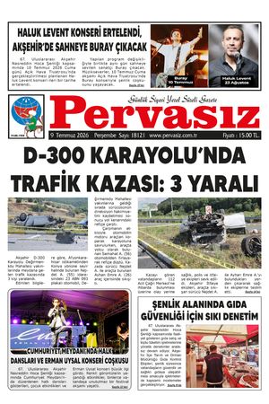 PERVASIZ GAZETESİ 09.07.2026