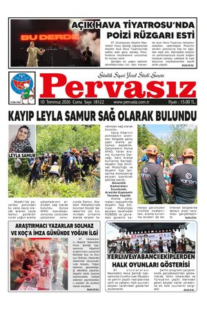 PERVASIZ GAZETESİ 10.07.2026