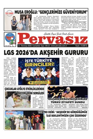 PERVASIZ GAZETESİ 11.07.2026