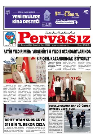 PERVASIZ GAZETESİ 13.07.2026
