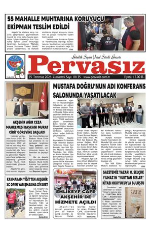 PERVASIZ GAZETESİ 25.07.2026