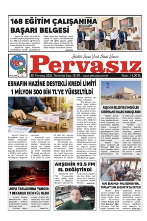 PERVASIZ GAZETESİ 30.07.2026