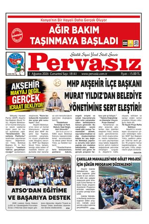PERVASIZ GAZETESİ 01.08.2026