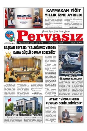 PERVASIZ GAZETESİ 07.08.2026