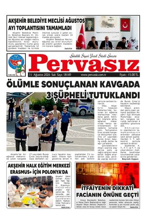 PERVASIZ GAZETESİ 11.08.2026