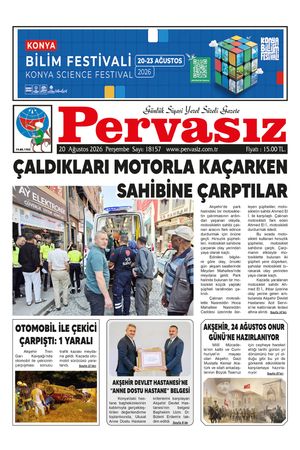 PERVASIZ GAZETESİ 20.08.2026