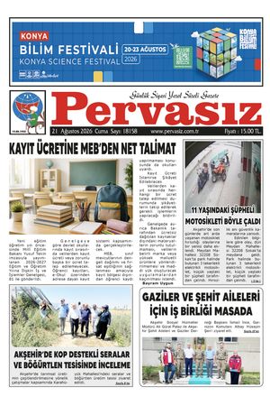 PERVASIZ GAZETESİ 21.08.2026