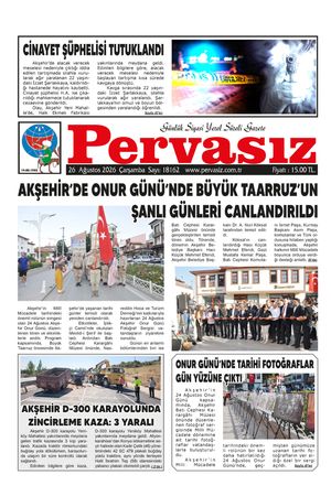 PERVASIZ GAZETESİ 26.08.2026