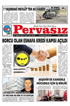PERVASIZ GAZETESİ 28.08.2026