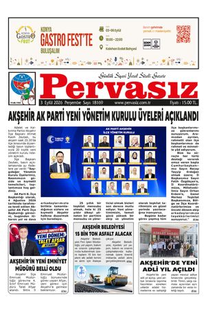 PERVASIZ GAZETESİ 03.09.2026