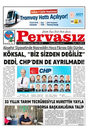 PERVASIZ GAZETESİ 07.09.2026