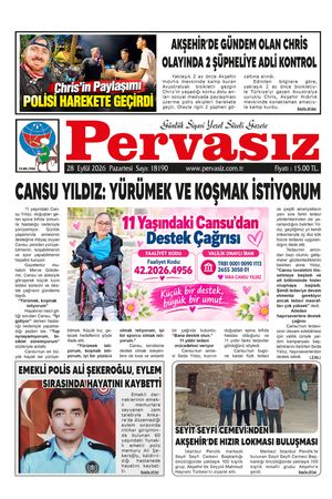 PERVASIZ GAZETESİ 28.09.2026