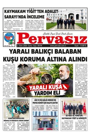 PERVASIZ GAZETESİ 02.10.2026