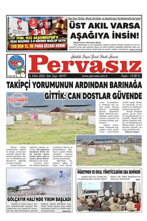 PERVASIZ GAZETESİ 06.10.2026