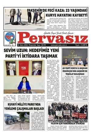 PERVASIZ GAZETESİ 08.10.2026